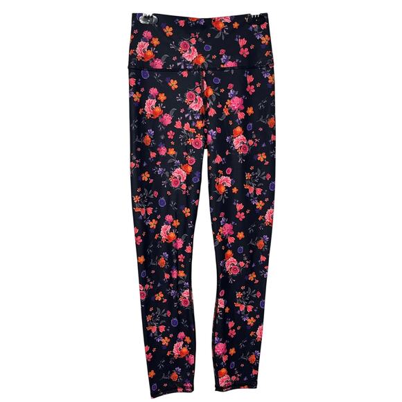 Fabletics NEW High Waist Floral Print Powerform Capri Leggings Size XXS - Picture 2 of 7